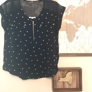 Navy Blouse